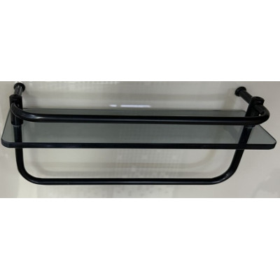 Душовий бокс с низким поддоном ARTEX BLT-90-45 чёрный профиль стекло с рисунком 90х90х215