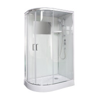 Душовий бокс з низьким піддоном Veronis BN-3-120 R скло прозоре 120x80x220