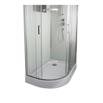 Душовий бокс с низким поддоном Veronis BN-3-120 R стекло прозрачное 120x80x220