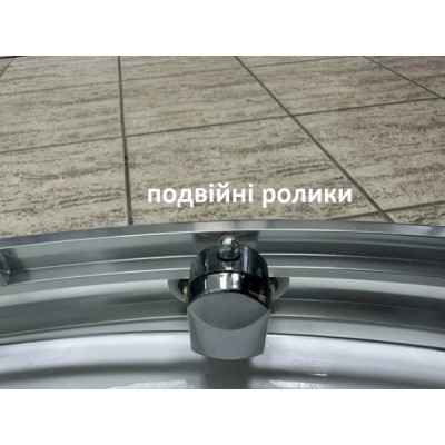 Купити не дорого Гідромасажний бокс з низьким піддоном Veronis BN-4-90 white chrome скло прозоре 90х90x215