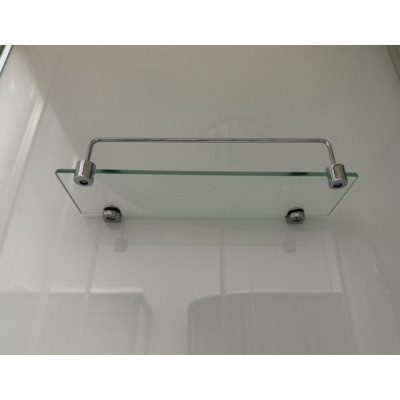 Купити не дорого Гідромасажний бокс з низьким піддоном Veronis BN-4-90 white chrome скло прозоре 90х90x215