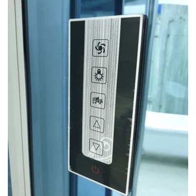 Купити не дорого Гідромасажний бокс з високим піддоном Veronis BV-5-51 GR скло тоноване 125х88х220