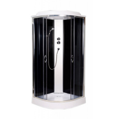 Душовий бокс с низким поддоном GM 718.1 стекло тонированное 100х100х220