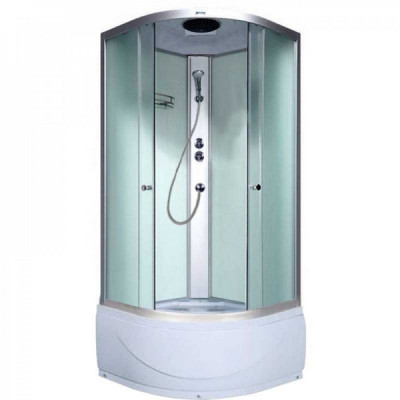 Купити не дорого Душовий бокс з високим піддоном GM 917.2 скло тоноване 80х80х220