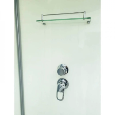 Купити не дорого Душовий бокс з високим піддоном ATLANTIS AKL-1325P ECO XL скло матове 80х80х215