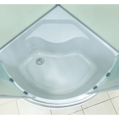 Купити не дорого Душовий бокс з високим піддоном ATLANTIS AKL-1325P ECO XL скло матове 80х80х215