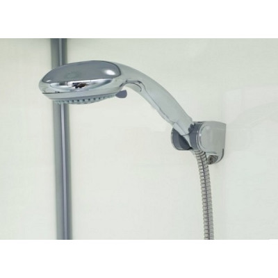 Душовий бокс с высоким поддоном без крыши ATLANTIS AKL 40P ЕСО стекло матовое 90х90х204