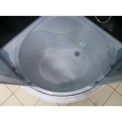 Душовий бокс с высоким поддоном ATLANTIS AKL 50P ECO XL стекло матовое 90х90х225