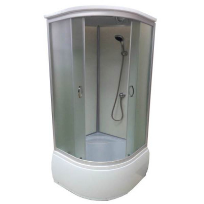 Душовий бокс с высоким поддоном ATLANTIS AKL 50P ECO XL стекло матовое 90х90х225