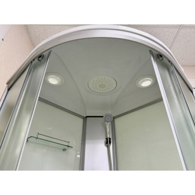 Душовий бокс з середнім поддоном ATLANTIS AKL 30 TM XL стекло матовое 90х90х215