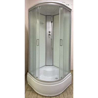 Душовий бокс з середнім поддоном ATLANTIS AKL 30 TM XL стекло матовое 90х90х215