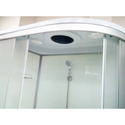 Купити не дорого Душовий бокс з високим піддоном ATLANTIS AKL 120P ECO L лівий кут GR скло тоноване 120х80х215