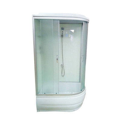 Купити не дорого Душовий бокс з високим піддоном ATLANTIS AKL 120P ECO L лівий кут GR скло тоноване 120х80х215