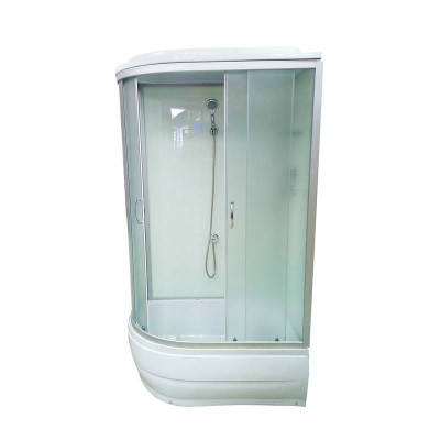 Душовий бокс с высоким поддоном ATLANTIS AKL 120P ECO R правый угол кут XL стекло матовое 120х80х215