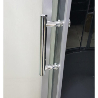 Гидромассажный бокс с высоким поддоном Veronis BV-5-90 GR стекло тонированное 90x90x220