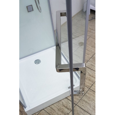 Купити не дорого Гідромасажний бокс з низьким піддоном Veronis BKN-2-89 скло прозоре 90x80x215