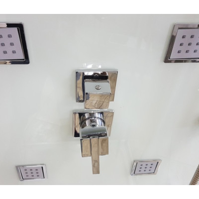 Купити не дорого Гідромасажний бокс з низьким піддоном Veronis BKN-2-89 скло прозоре 90x80x215