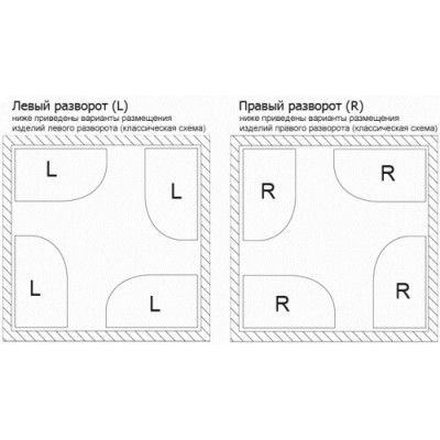 Душовий бокс с низким поддоном ATLANTIS AKL 120P R правый угол XL стекло матовое 120х80х215