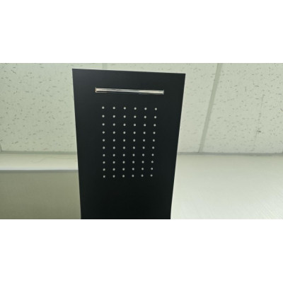 Купити не дорого Гідромасажний бокс з низьким піддоном Veronis BN-11-120 black скло прозоре чорний профіль 120x90x235