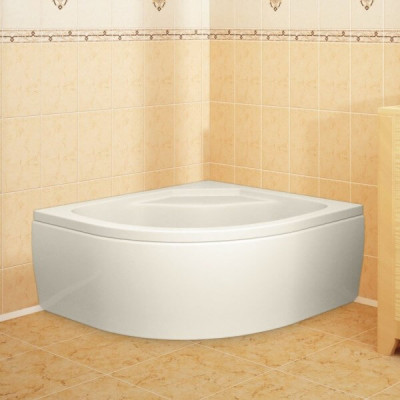 Піддон акриловий душовий глибокий напівкруглий CALISTO BLISS панель+ніжки 90х90х36см