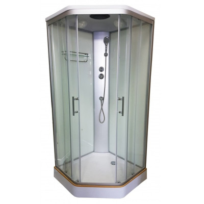 Душовий бокс с низким поддоном Veronis BN-1-90 стекло прозрачное 90x90x215