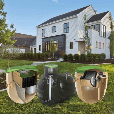 Купить Автономная канализация Kingspan BioDisc BB на количество жителей 12