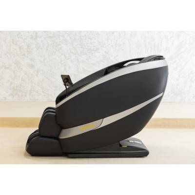 Не дорого массажное кресло MANZOKU Easy Black чёрное для роста до 190см и весом до 130кг