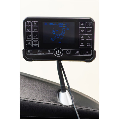 Не дорого массажное кресло MANZOKU Easy Black чёрное для роста до 190см и весом до 130кг