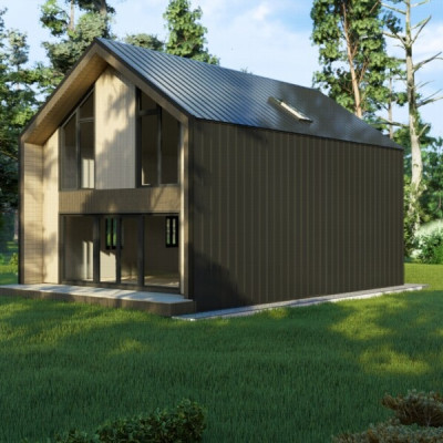 Купити домокомплект каркасного будинку NORWAY площєю 160 м2