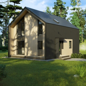 Домокомплект каркасного будинку NORWAY площєю 160 м2