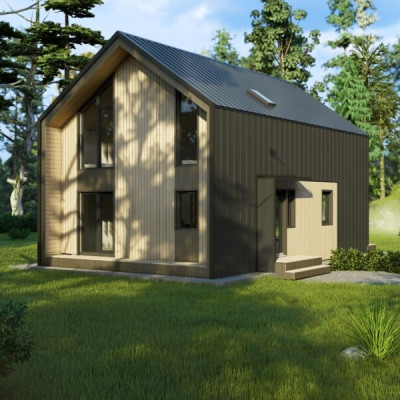 Купити домокомплект каркасного будинку NORWAY площєю 160 м2