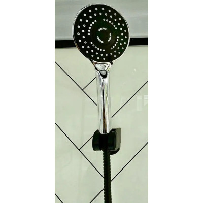 Купити не дорого Душовий бокс з низьким піддоном ARTEX BST-80-43 чорний профіль скло з малюнком 80х80х215