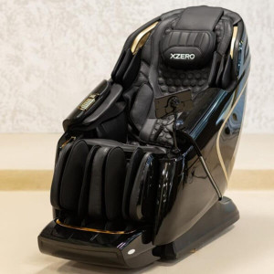 Масажне крісло XZERO LX200 LITE Black чорне для росту до 190см та вагою до 140кг