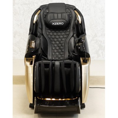 Масажне крісло XZERO LX200 Black 2 каретки чорне для росту до 190см та вагою до 140кг