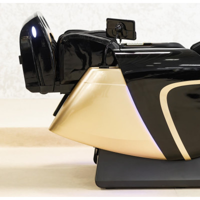 Масажне крісло XZERO LX200 Black 2 каретки чорне для росту до 190см та вагою до 140кг