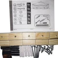 Комплект креплений к панелям ванны Vagnerplast VP SET 0008