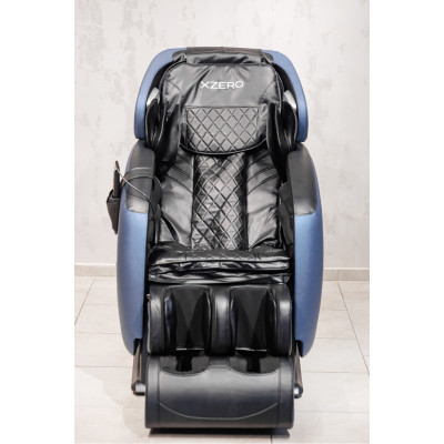 Масажне крісло XZERO Y9 SL Premium BLUE сине для росту до 195см та вагою до 140кг