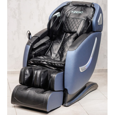Масажне крісло XZERO Y9 SL Premium BLUE сине для росту до 195см та вагою до 140кг