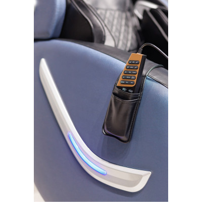Масажне крісло XZERO Y9 SL Premium BLUE сине для росту до 195см та вагою до 140кг