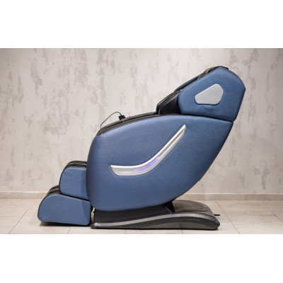 Масажне крісло XZERO Y9 SL Premium BLUE сине для росту до 195см та вагою до 140кг