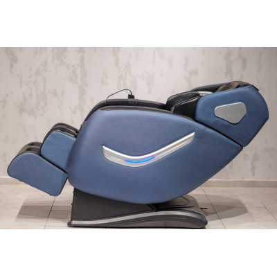 Масажне крісло XZERO Y9 SL Premium BLUE сине для росту до 195см та вагою до 140кг