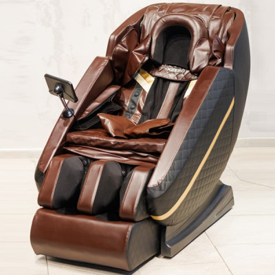 Не дорого Массажное кресло XZERO X44 SL BLACK-BROWN чёрно-коричневое для роста до 185см и весом до 130кг