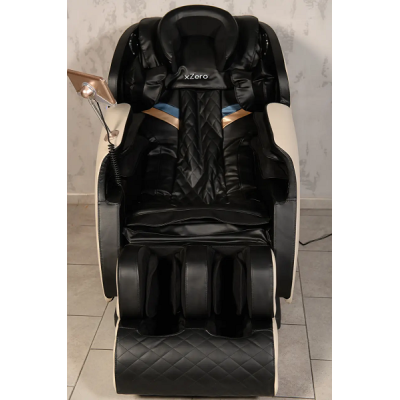 Не дорого Массажное кресло XZERO X10 SL WHITE-BLACK чёрно-белое для роста до 185см и весом до 120кг