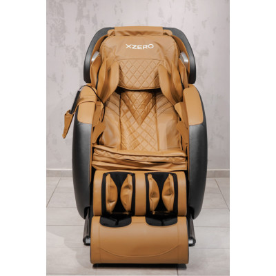 Не дорого Массажное кресло XZERO Y9 SL Premium BLACK-BROWN черно-коричневый для роста до 195см и весом до 140кг