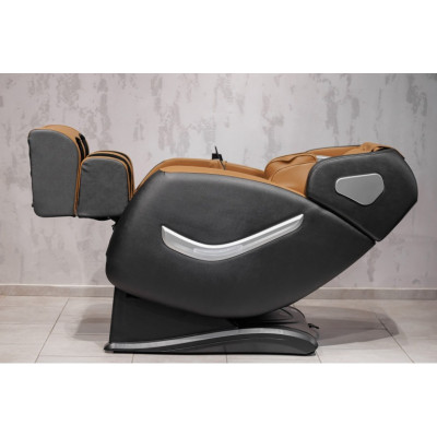 Не дорого Массажное кресло XZERO Y9 SL Premium BLACK-BROWN черно-коричневый для роста до 195см и весом до 140кг