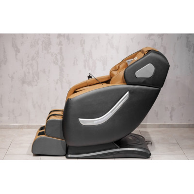 Не дорого Массажное кресло XZERO Y9 SL Premium BLACK-BROWN черно-коричневый для роста до 195см и весом до 140кг