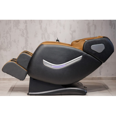 Не дорого Массажное кресло XZERO Y9 SL Premium BLACK-BROWN черно-коричневый для роста до 195см и весом до 140кг