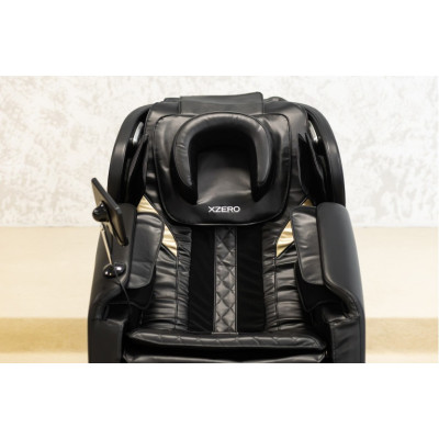 Не дорого Массажное кресло XZERO X12 SL Premium Black&White черно-белое для роста до 190 см и весом до 130 кг
