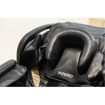 Не дорого Массажное кресло XZERO X12 SL Premium Black&White черно-белое для роста до 190 см и весом до 130 кг