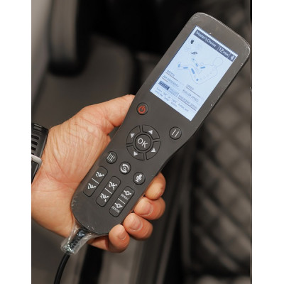 Не дорого массажное кресло MANZOKU BLUE SAKURA сине-чёрное для роста до 190см и весом до 130кг